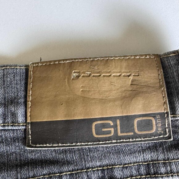 Y2K Gray GLO Flare Jeans Size 9 - Picture 5 of 9